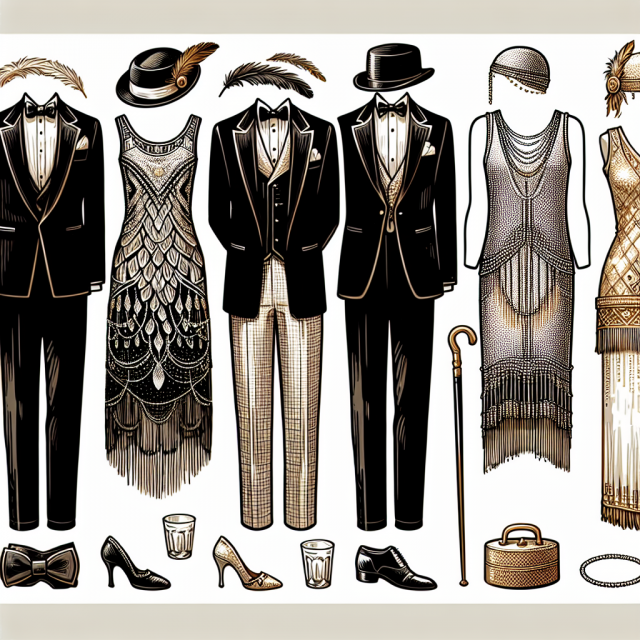 Gatsby party clothes in Las Vegas