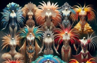 Showgirl Costumes in Paradise, Nevada