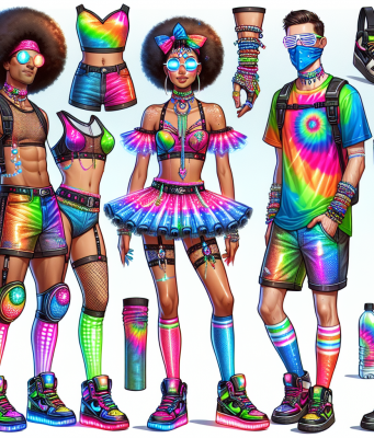 Rave Attire in Las Vegas Strip